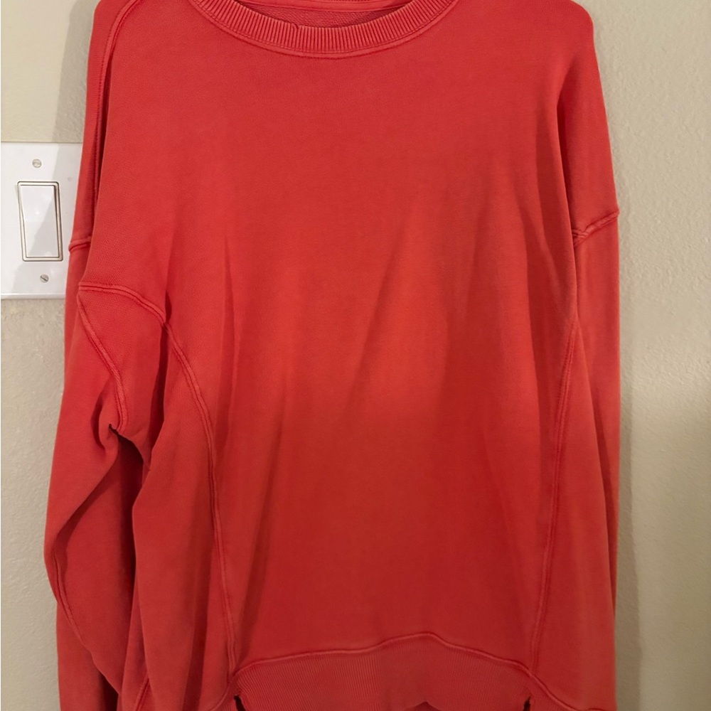 Aerie Vibrant Coral Pullover